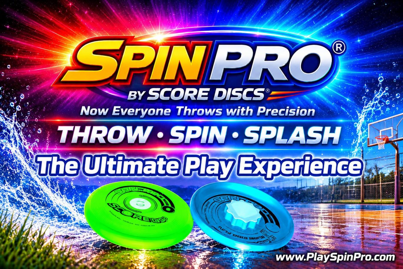 Spin Pro® – The Ultimate Play Experience Spin Pro® – THROW • SPIN • SPLASH. Precision throwing, spin tricks and splash play for the ultimate play experience.